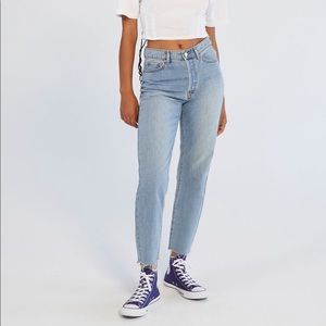 BDG High-Waisted Slim Straight Jeans